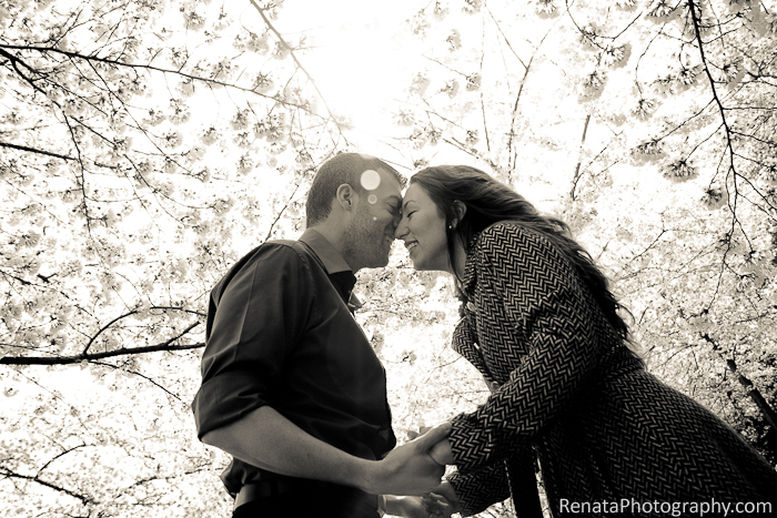 Engagement Session At The Cherry Blossoms » For The Love Of Beauty Blog