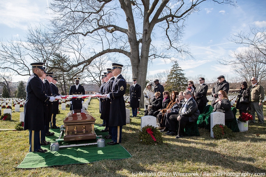 Funeral and Burial with Full Military Honors at Arlington National
