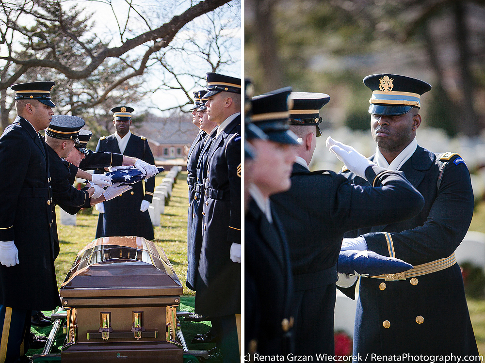 Funeral and Burial with Full Military Honors at Arlington National